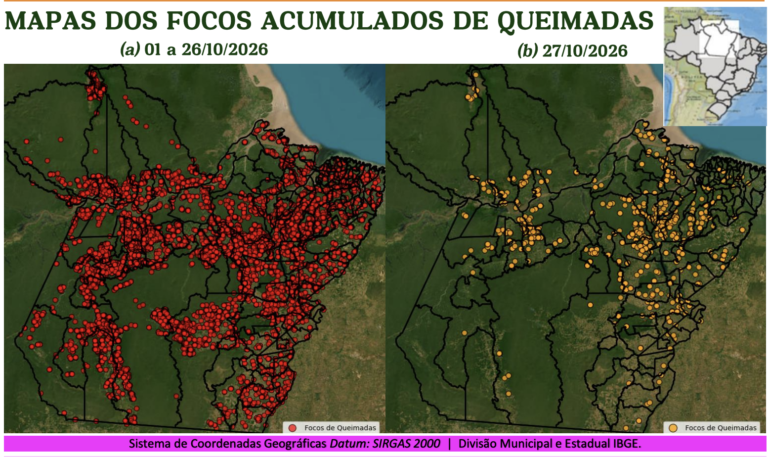 Boletim de Queimadas – 27/10/2026