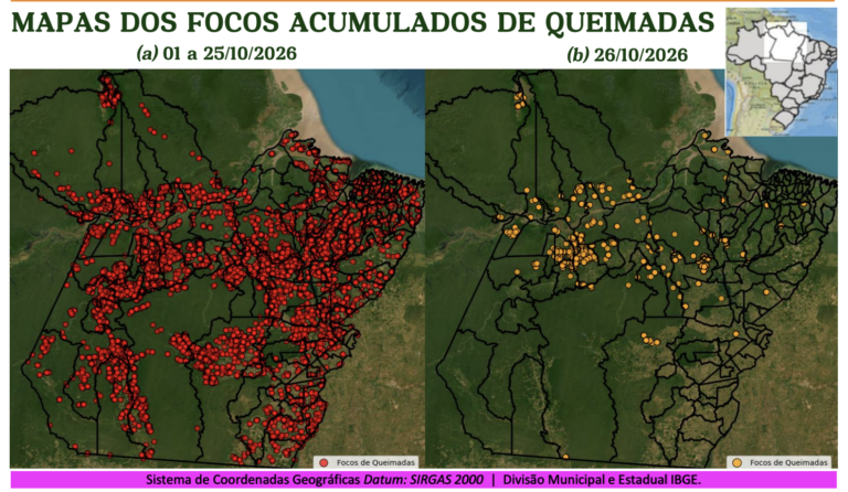 Boletim de Queimadas – 26/10/2026